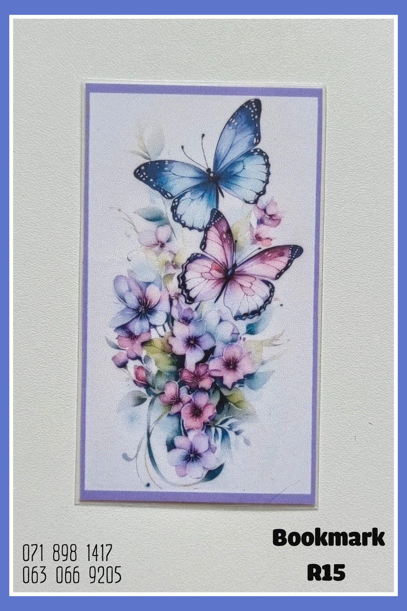 Laminated bookmarks