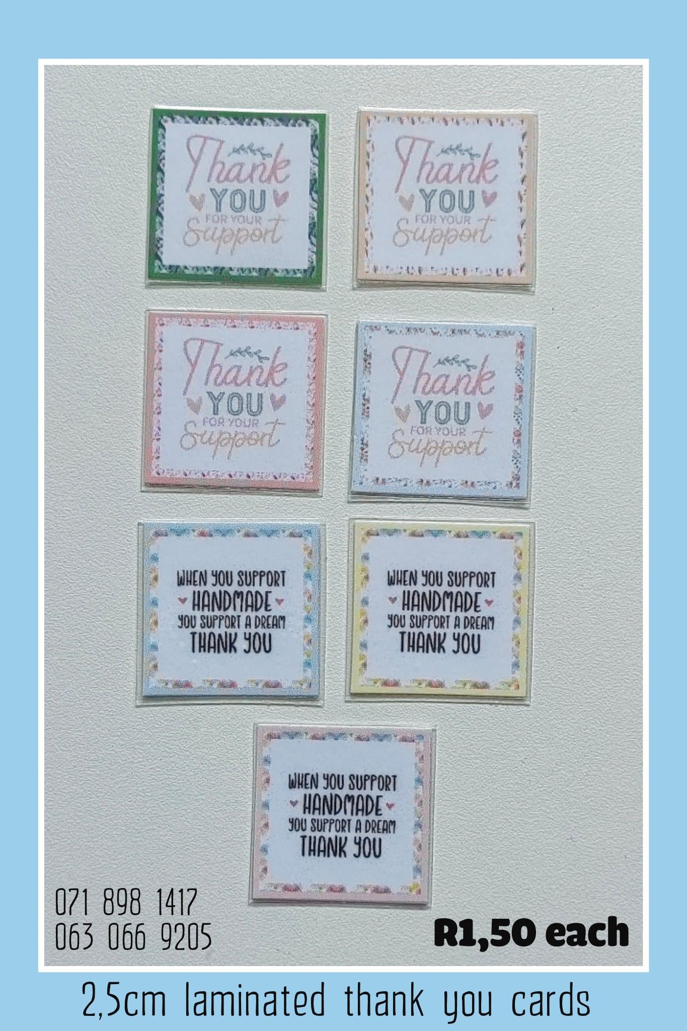 Thank you cards