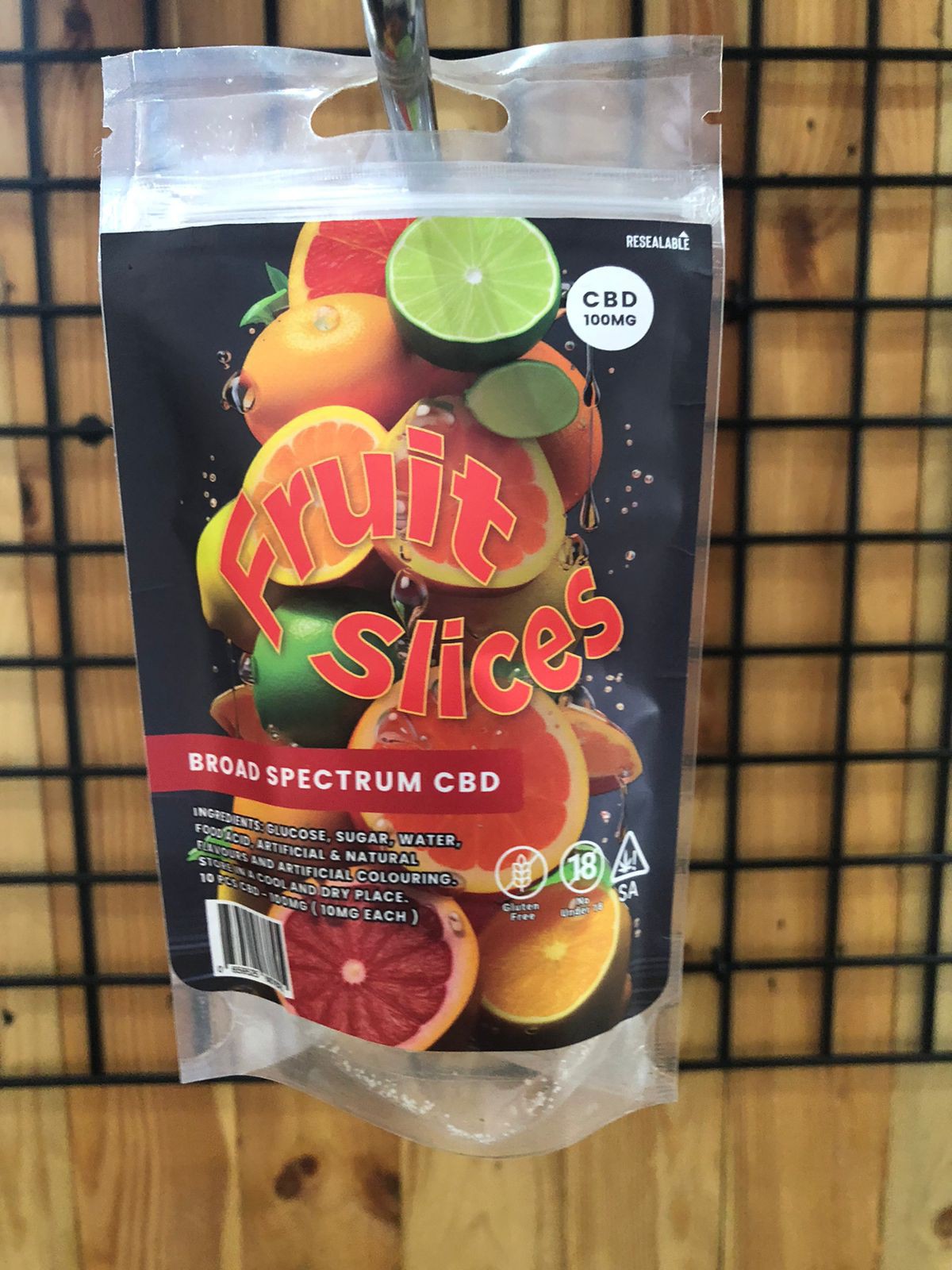 CBD fruit slices