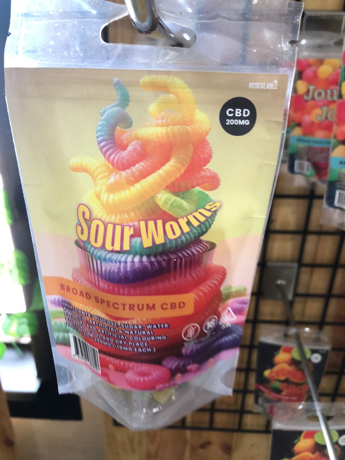 CBD sour worms
