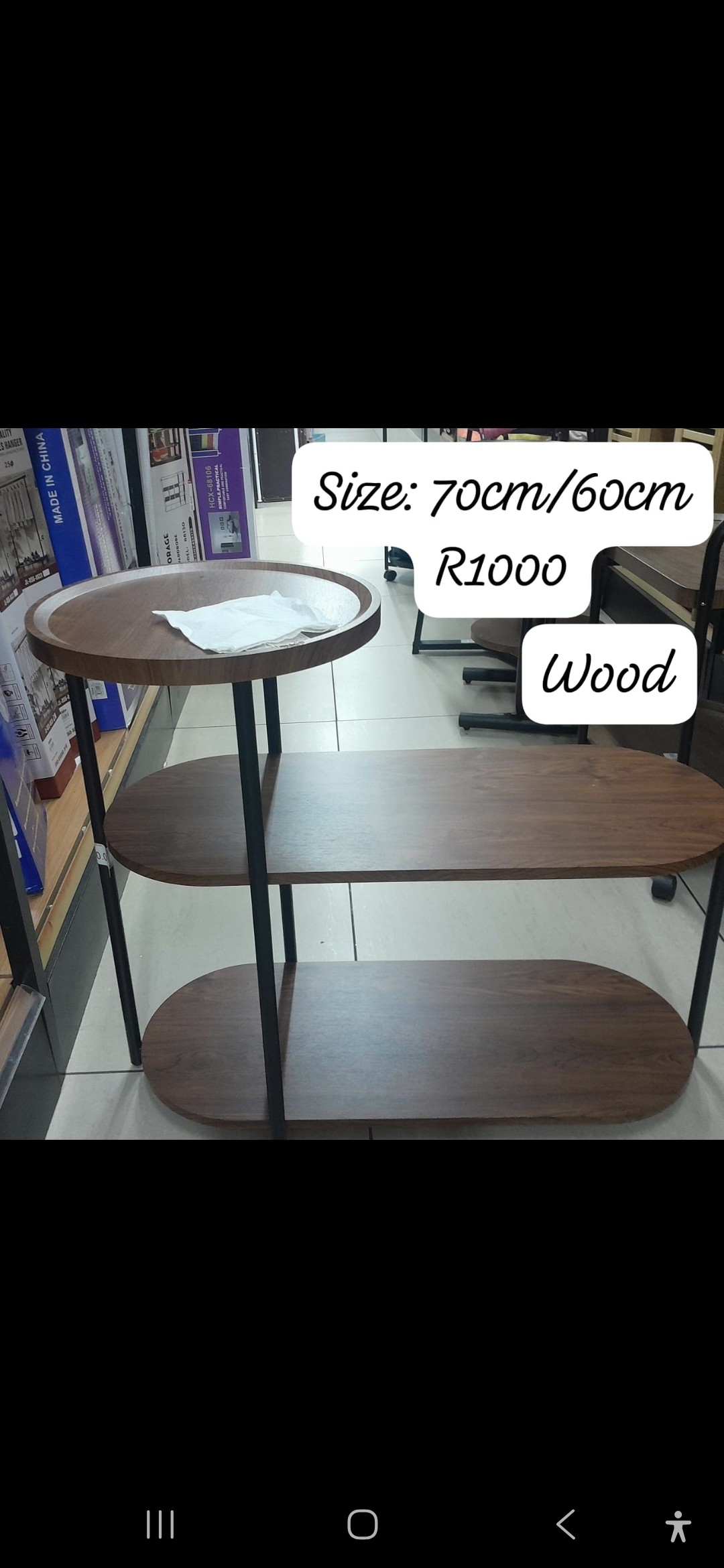 wood table