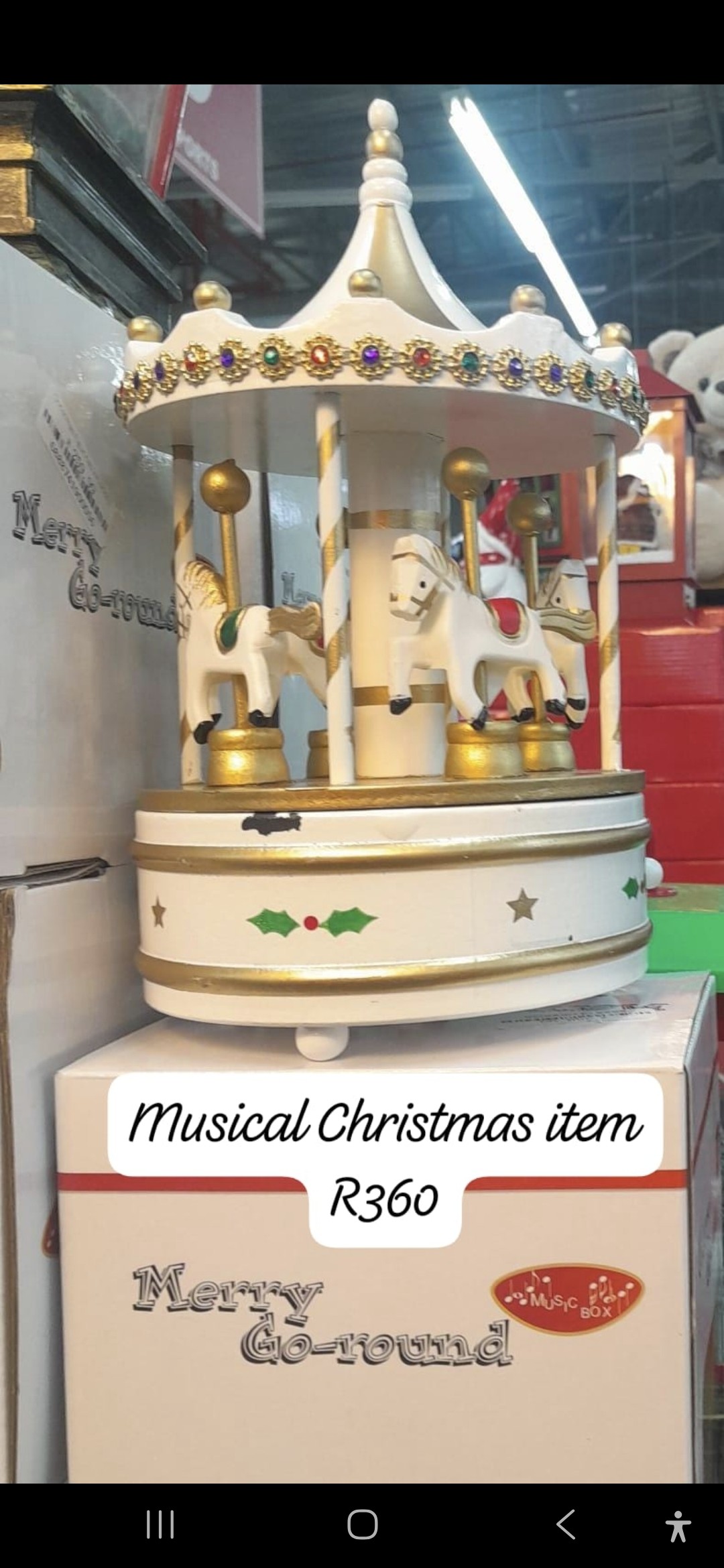 Musical Christmas item