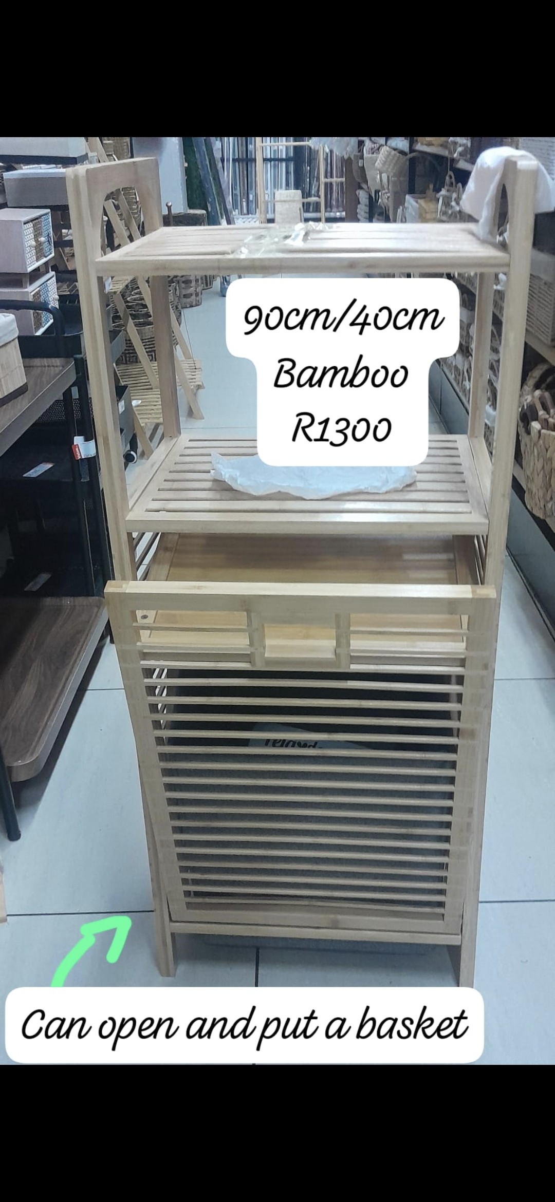 Bamboo display stand
